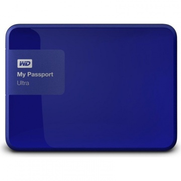 Hard disk extern Western Digital MY PASSPORT ULTRA 3TB BLUE