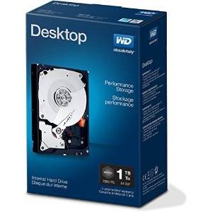 Hard disk Western Digital Desktop Mainstream Black, 1TB, 7200 RPM, SATA 6GB/s, 3.5 inch