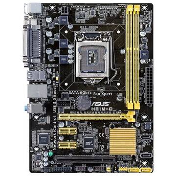 Placa de baza Asus H81M-C, socket LGA1150, chipset Intel H81, mATX