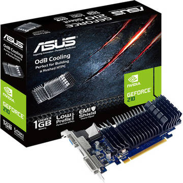Placa video Asus Silent GeForce EN210 , 1GB DDR3, 64-bit