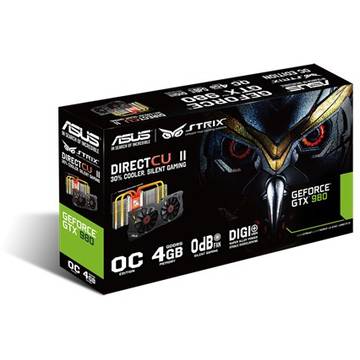 Placa video Asus GeForce GTX 980 Strix OC, 4GB GDDR5, 256-bit