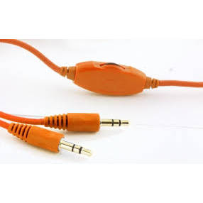 Casti ESPERANZA Orange Hornet EH153O, stereo, cu microfon, negru/ portocaliu