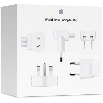 Apple Kit adaptoare priza World Travel, Alb
