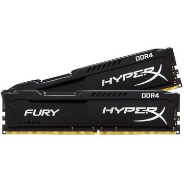 Memorie Kingston HyperX Fury, DDR4, 8 GB, 2400 MHz, CL15, kit