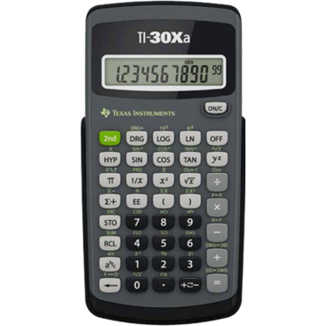 Calculator de birou Texas Instruments TI-30XA, 10 cifre, stiintific