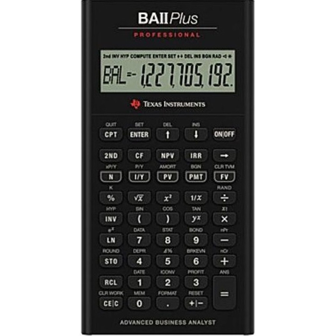 Calculator de birou BAII Plus Professional, 10 cifre