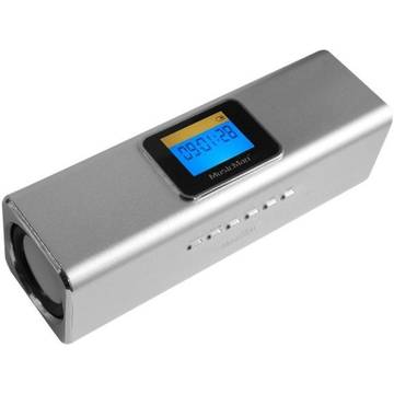 Player TECHNAXX MusicMan MA SoundStation cu display, argintiu