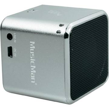 Player TECHNAXX MusicMan SoundStation Wireless BT-X2, argintiu