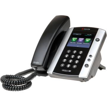 Polycom Telefon fix cu IP VVX500, 12 linii
