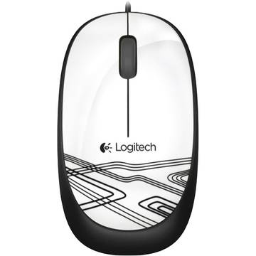 Mouse Logitech MOUSE M105 USB, optic, alb