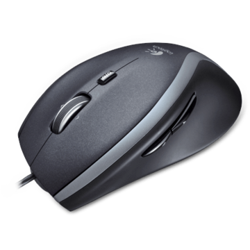 Mouse Logitech CORDED M500 USB, laser, negru