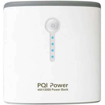 Baterie externa PQI Power bank 12000E Biały 12000 mAh, Alb