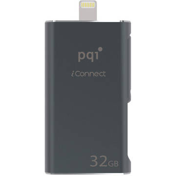 Memorie USB PQI Memorie USB iConnect, 32 GB, USB 3.0-OTG, gri