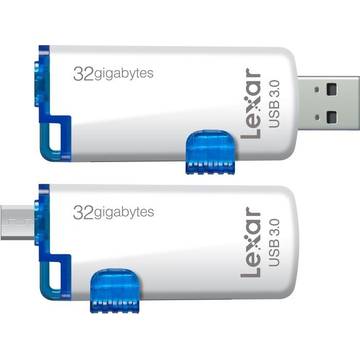 Memorie USB Lexar Memorie USB JumpDrive M20, 32 GB, USB 3.0/ OTG
