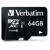 Card memorie Verbatim micro SDXC, 64GB, clasa 10