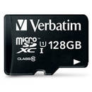 Card memorie Verbatim micro SDXC, 128GB, clasa 10