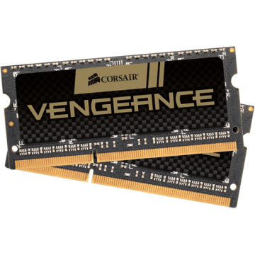 Memorie laptop Corsair Memorie RAM Vengeance, SODIMM, DDR3, 2x4GB, 1866 MHz, CL10, kit