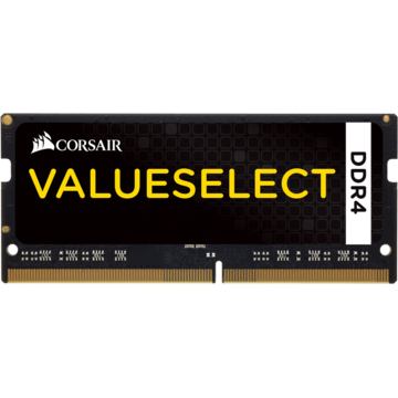 Memorie laptop Corsair Memorie RAM Value Select, SODIMM, DDR4, 4GB, 2133 MHz, CL15, 1.2V