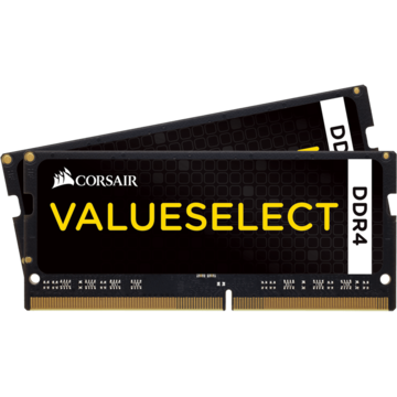 Memorie laptop Corsair Memorie RAM Value Select, SODIMM, DDR4, 2x4 GB, 2133 MHz, CL15, 1.2V, kit