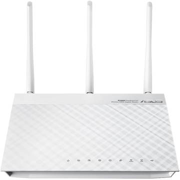 Router wireless Asus Router wireless N900, dual band, 4x LAN , 2 x USB, alb
