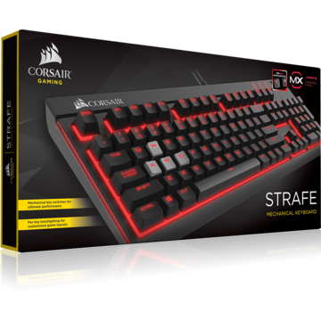 Tastatura Corsair Strafe Gaming MX brown, USB, neagra