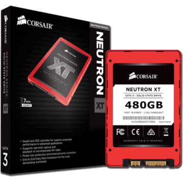 SSD Corsair SSD Neutron XT, 480GB, SATA III 6Gb/s, Speed 540/525MB, 2.5 inch, 7 mm