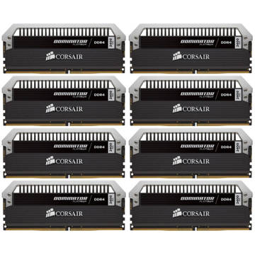 Memorie Corsair Dominator Platinum, DDR4, 8 x 8 GB, 2400 MHz, CL14, kit