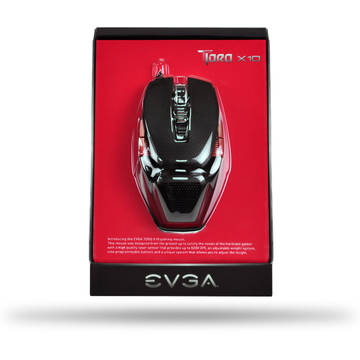 Mouse EVGA 901-X1-1103-KR, 9 butoane, USB, Negru