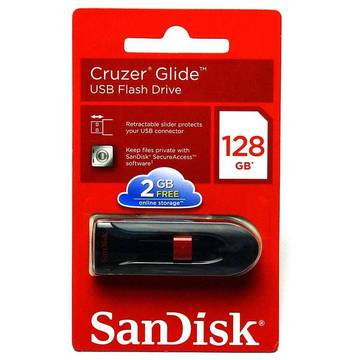 Memorie USB SanDisk Memorie USB Cruzer Glide, 128 GB, USB 2.0