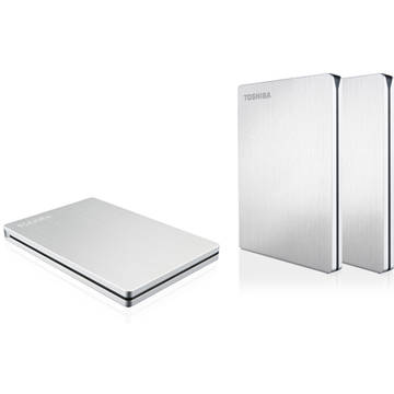 Hard disk extern Toshiba Canvio Slim, 1TB, 2.5 inch, USB 3.0, pentru Mac