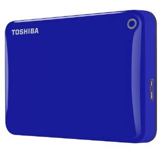 Hard disk extern Toshiba Canvio Connect II, 500 GB, 2.5 inch, USB 3.0, albastru