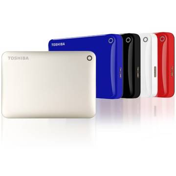 Hard disk extern Toshiba Canvio Connect II, 3 TB, 2.5 inch, USB 3.0, albastru