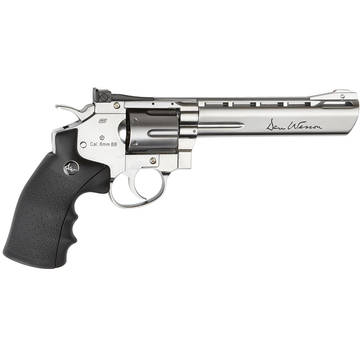 PNI Revolver Dan Wesson 6 inch silver cu CO2 pentru airsoft calibru 6 mm