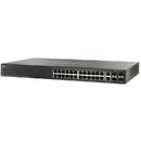 Switch Cisco SG500-28P 28 Port 10/100/1000 rack mountable