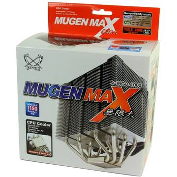 Scythe Mugen Max CPU Cooler,1150,1155,1156,2011,AM2(+),AM3(+)
