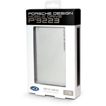Hard disk extern LaCie Porsche Design P'9223 1TB USB3, Design pentru Mac