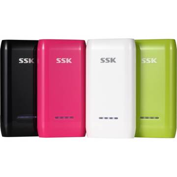 Baterie externa SSK Power bank SRBC533-PK, 4000 mAh, Roz