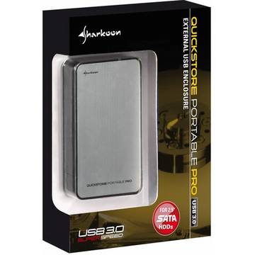 HDD Rack Sharkoon QUICKSTORE PORTABLE PRO SILVER