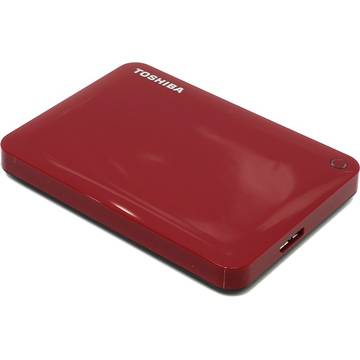 Hard disk extern Toshiba Canvio Connect II, 500 GB, 2.5 inch, USB 3.0, rosu