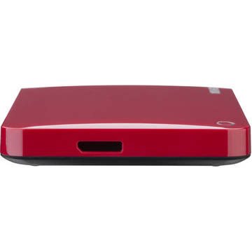 Hard disk extern Toshiba Canvio Connect II, 1 TB, 2.5 inch, USB 3.0, rosu