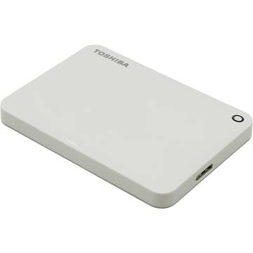 Hard disk extern Toshiba Canvio Connect II, 1 TB, 2.5 inch, USB 3.0, alb