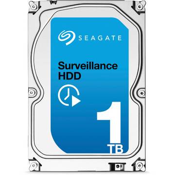 Hard disk Seagate Surveillance, 1TB, 5900 RPM, SATA 6GB/s, 3.5 inch + Data Rescue