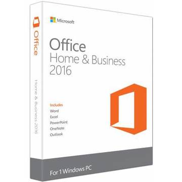 Suita office Microsoft Office 2016 Home & Business, retail, RO