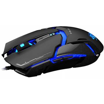 Mouse E-Blue Auroza Type-IM, 4000 dpi, USB, Negru