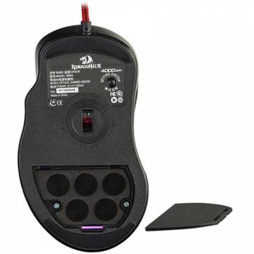 Mouse Redragon Origin, 4000 dpi, USB, Negru