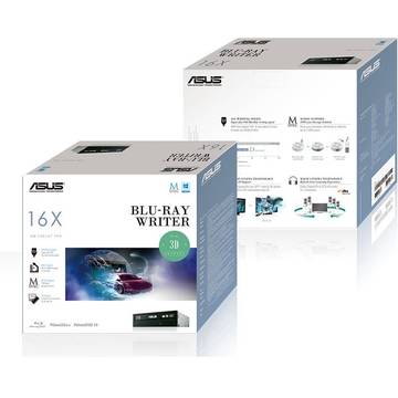 Asus Blu-Ray RW BW-16D1HT/G, SATA,negru