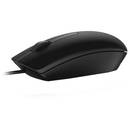 Mouse Dell MS116 USB 3-button Optical Mouse, Black