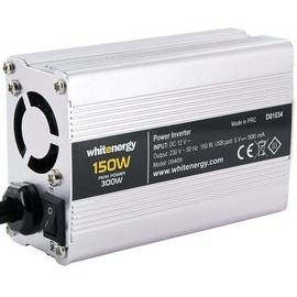 Whitenergy Invertor de tensiune 09409, 12V/230V, 150W, USB