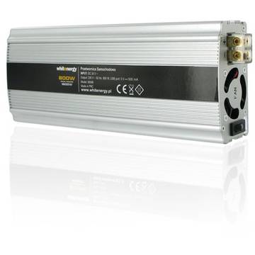 Whitenergy Invertor de tensiune 06586, 24V/230V, 800W, USB