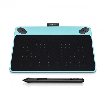 Tableta grafica Wacom Intuos Art Pen and Touch Medium, 2540 lpi, negru/ albastru